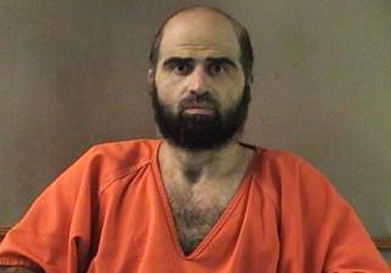 Army psychiatrist Maj. Nidal Hasan has been convicted of murder for the 2009 shooting rampage at Fort Hood that killed 13 people and wounded more than 30 others. (AP/Bell County Sheriff's Department)
