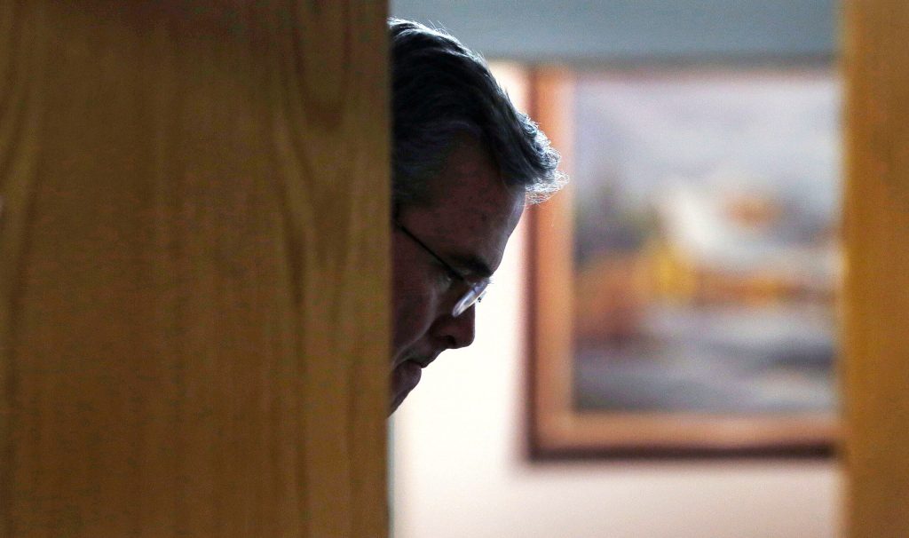 Bush nowhere to be found during Iowa caucuses