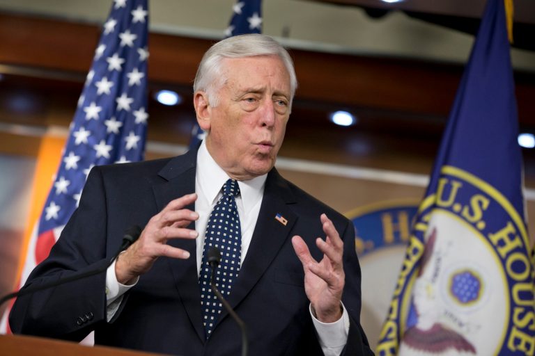 House Minority Whip Steny Hoyer of Maryland speaks during a news conference on Capitol Hill in Washington in this Dec. 5, 2013 file photo. (AP Photo/J. Scott Applewhite, File)