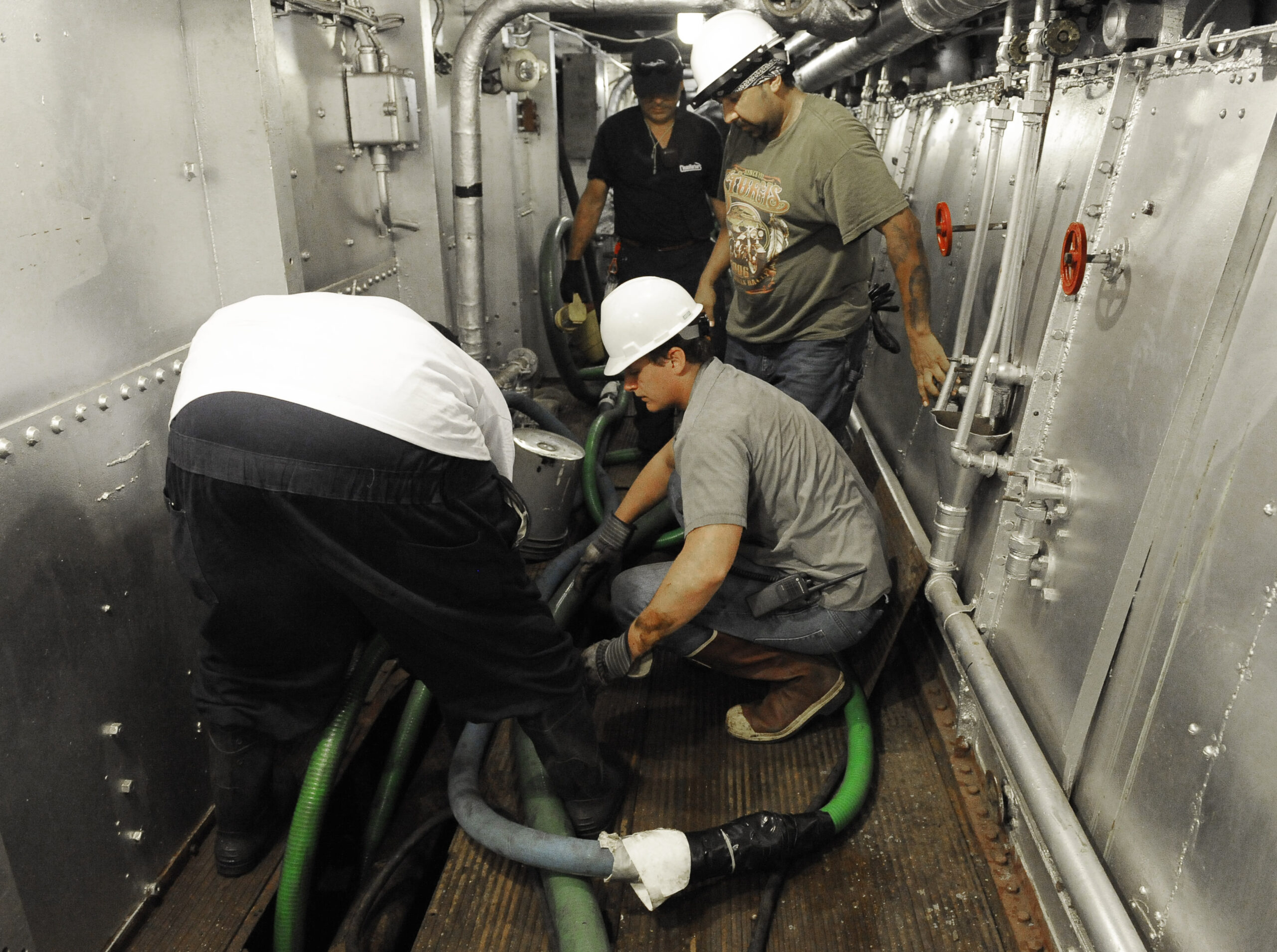 100-year-old Battleship Texas springs massive leak