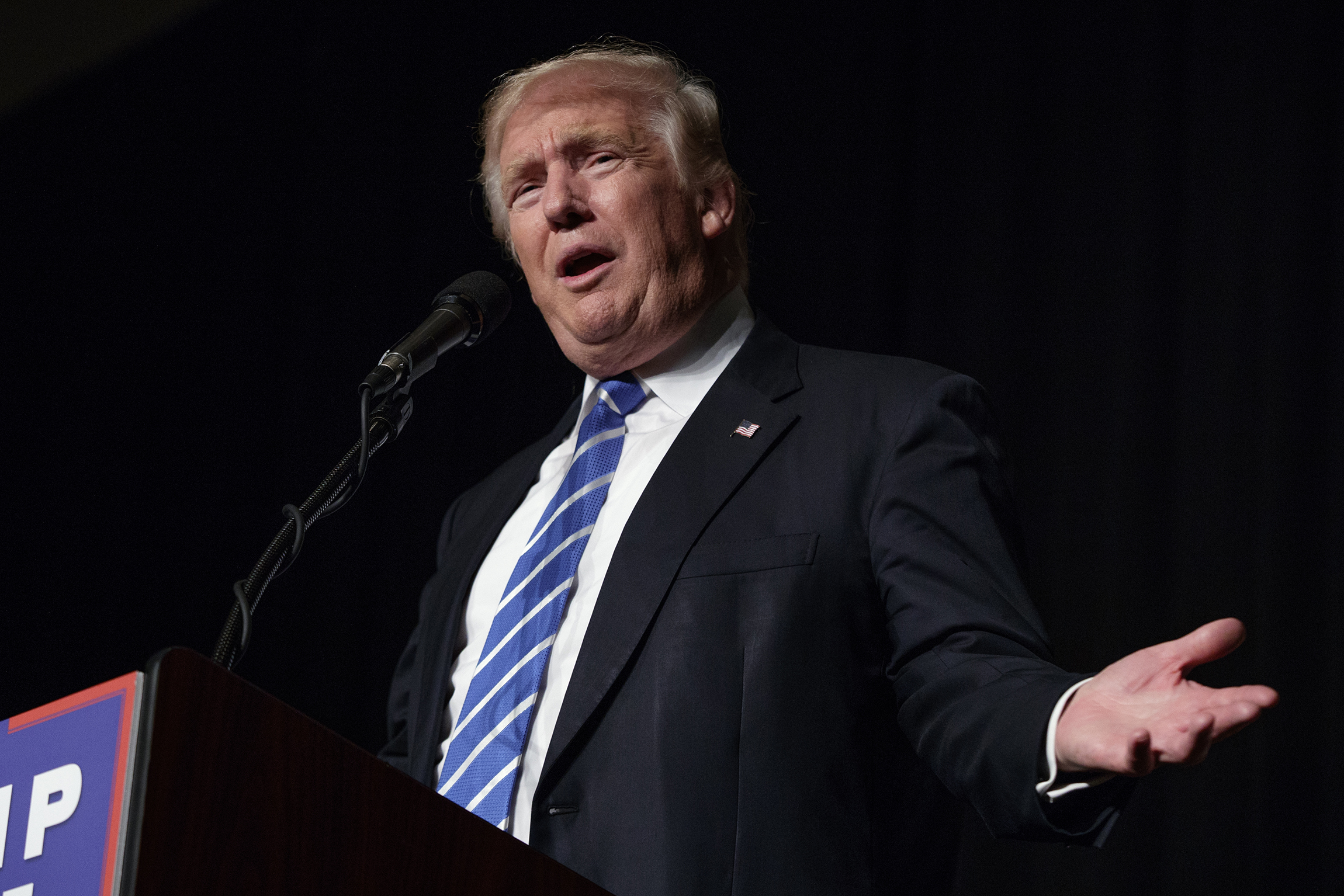 Trump finally on the air but still being outspent by Clinton