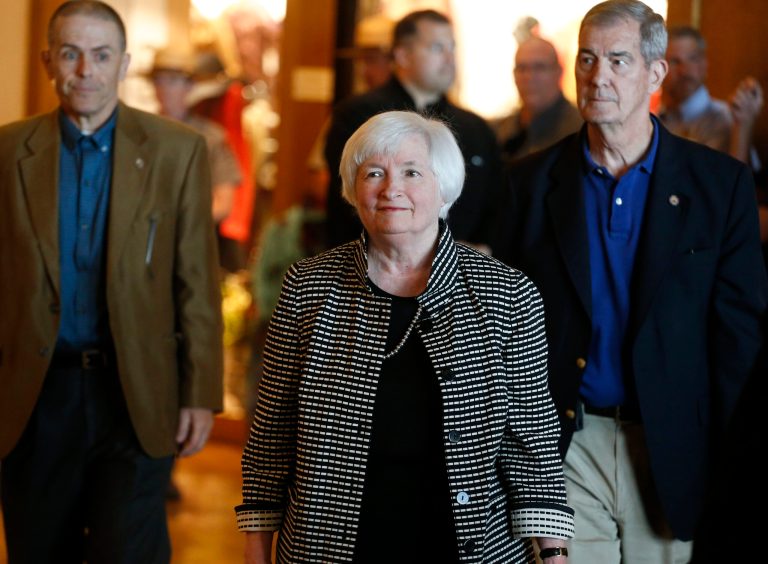 In an address prepared for an appearance at a conference in Jackson Hole, Wyo., Yellen said the Fed 