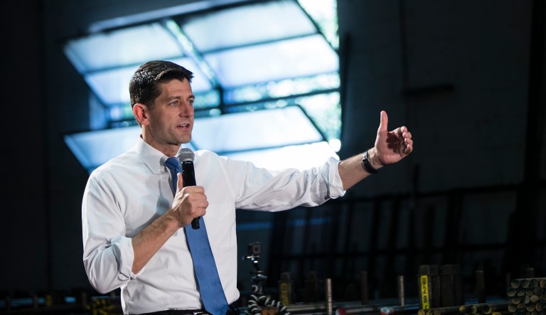 Speaker of the House Paul Ryan, R-Wis., said the purpose of Republican-led tax reform was to help boost the middle class. (AP Photo/Matt Rourke)