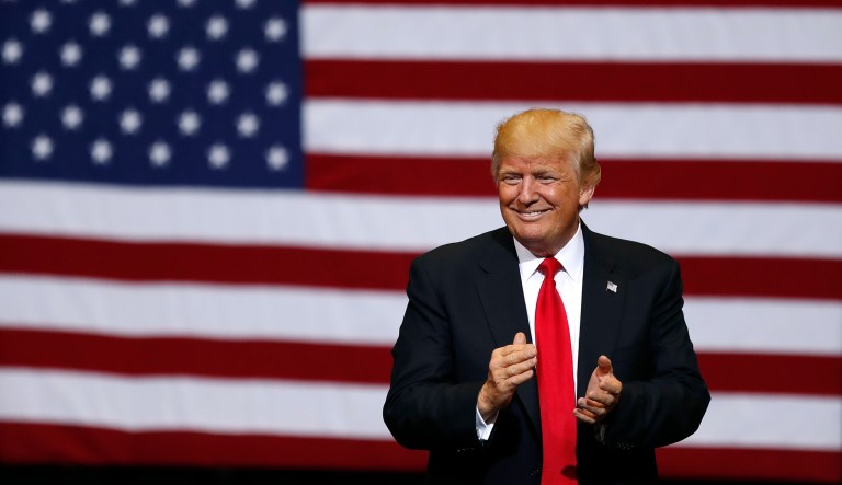 Sanders said the president is focused first on the 2018 midterm elections. (AP Photo/Charlie Neibergall)