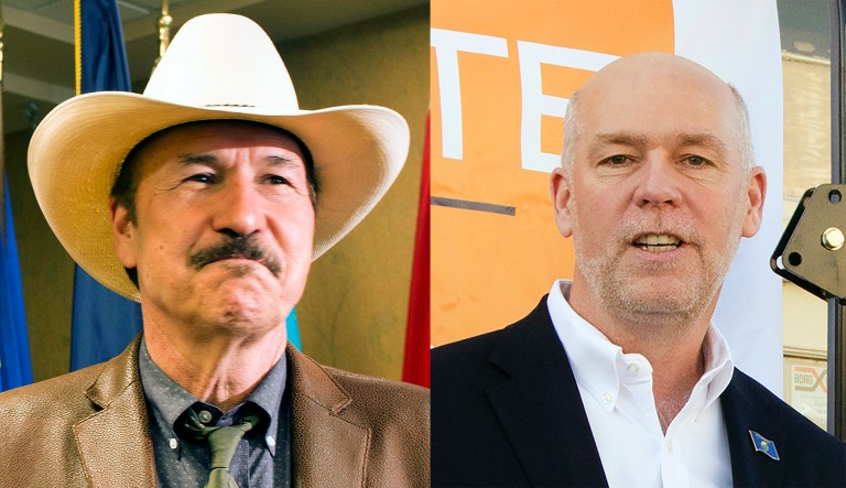 Democrat Rob Quist, a liberal folk singer, is running against businessman and failed 2016 gubernatorial candidate Greg Gianforte for the open Montana House seat vacated by Republican Ryan Zinke. (AP Photo/Bobby Caina Calvan, File)
