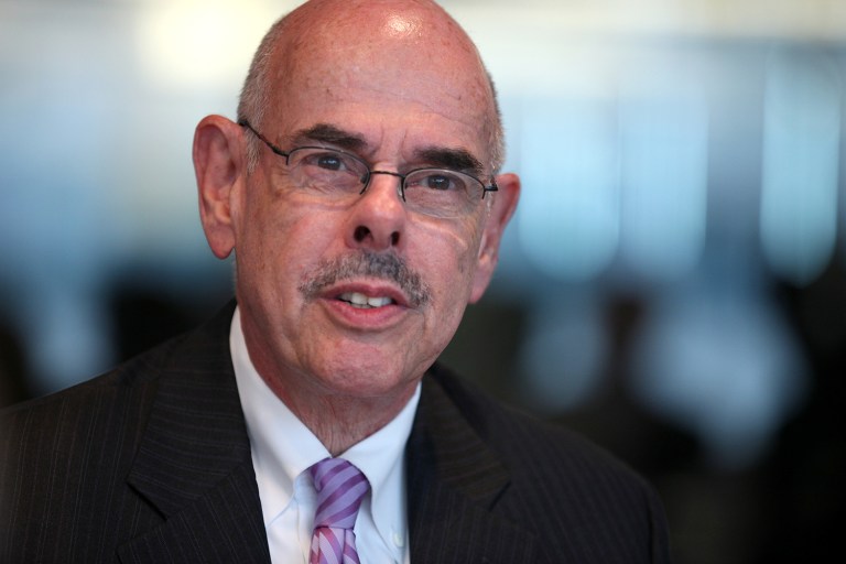 Former California Democratic Rep. Henry Waxman said Monday morning that the $32.1 billion funding bill for the EPA, Department of Interior, U.S. Forest Service, Indian Health Service and other agencies contains a number of riders he says are anti-environment. (Julia Schmalz/Bloomberg, File)