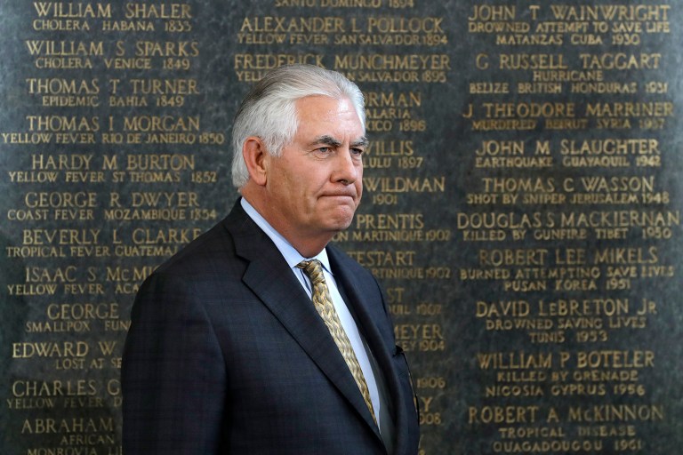 Tillerson's speech last week was lambasted as both woefully insufficient and dangerously shortsighted. (AP Photo/Jacquelyn Martin)