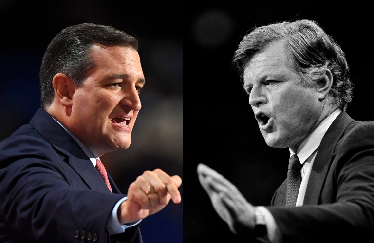 Kennedy sought a conscience rule allowing delegates to vote for their real rather than pledged choice. (AP Photos)