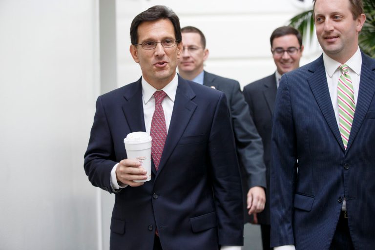 Former Majority Leader Eric Cantor, R-Va., blamed conservatives for their unrealistic expecations in an op-ed for the New York Times. (AP Photo/J. Scott Applewhite)