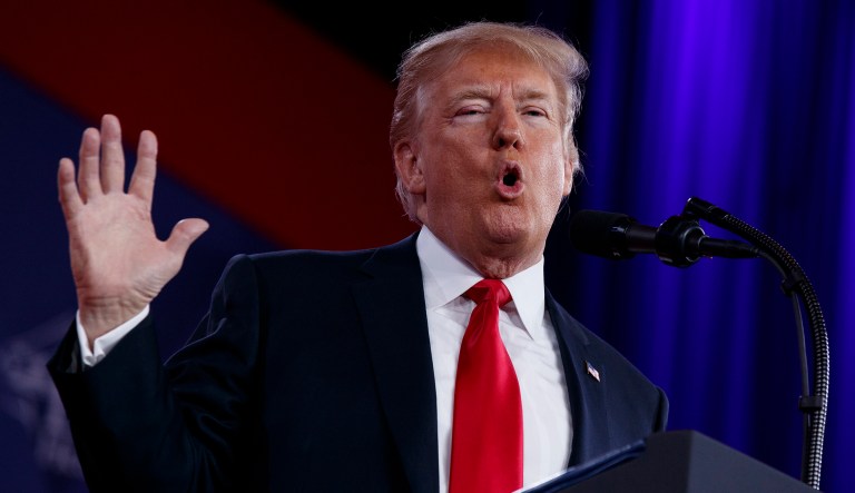 Among Republicans in Wisconsin, Trump's approval rating is at 89 percent. (AP Photo/Evan Vucci)