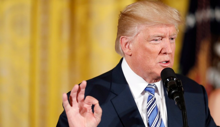 President Trump should use his constitutional power to encourage a lackluster Senate to do its job. (AP Photo/Alex Brandon)