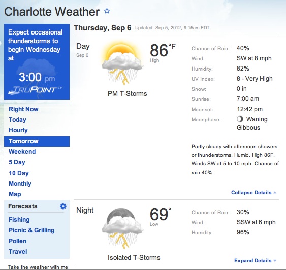 30 Percent Chance of Rain Moves Obama Speech Indoors