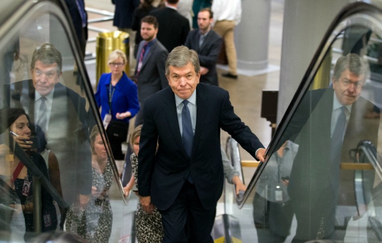 Hours after the tweets were posted, an automated license plate reader on Capitol Hill notified Capitol Police that Kyle Schmitz's car had been detected in the vicinity of Roy Blunt's office. (AP Photo)