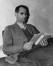 Former deputy furher Rudolph Hess in prison.