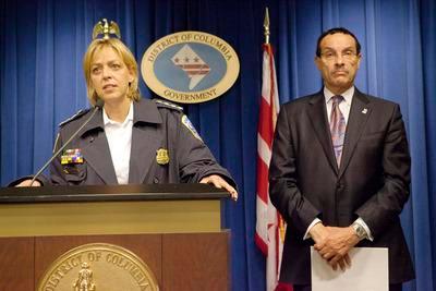 D.C. Mayor Vincent Gray and Police Chief Cathy Lanier said they must refocus their law enforcement efforts after five shootings occurred on Halloween. Graeme Jennings/Examiner
