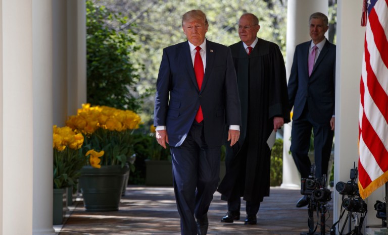 The Trump White House should publish its visitor log immediately. (AP Photo/Evan Vucci)