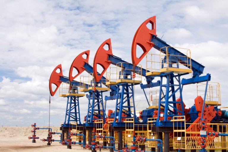 The West Texas Intermediate price was trading at $79.65 while Brent crude sank to $84.70 per barrel. (iStock)