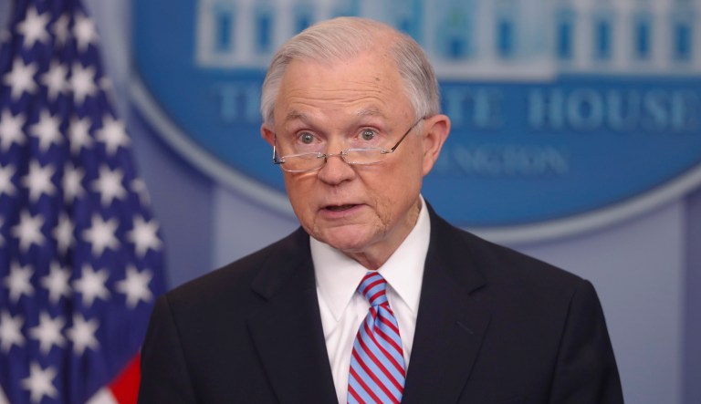 Attorney General Jeff Sessions said, 
