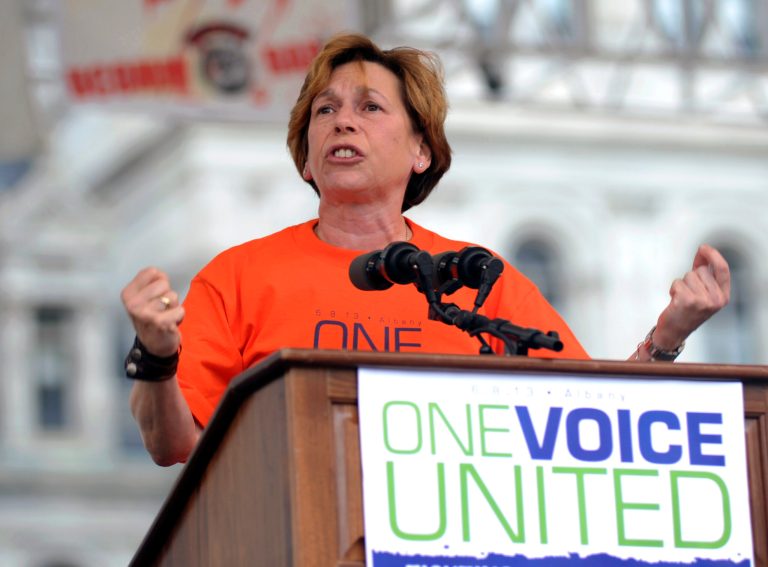 Why is Randi Weingarten so down on testing? Perhaps because the testing is used to evaluate teachers and anything that can show which teachers are doing a good job and which aren't is a threat to union power. (AP photo)