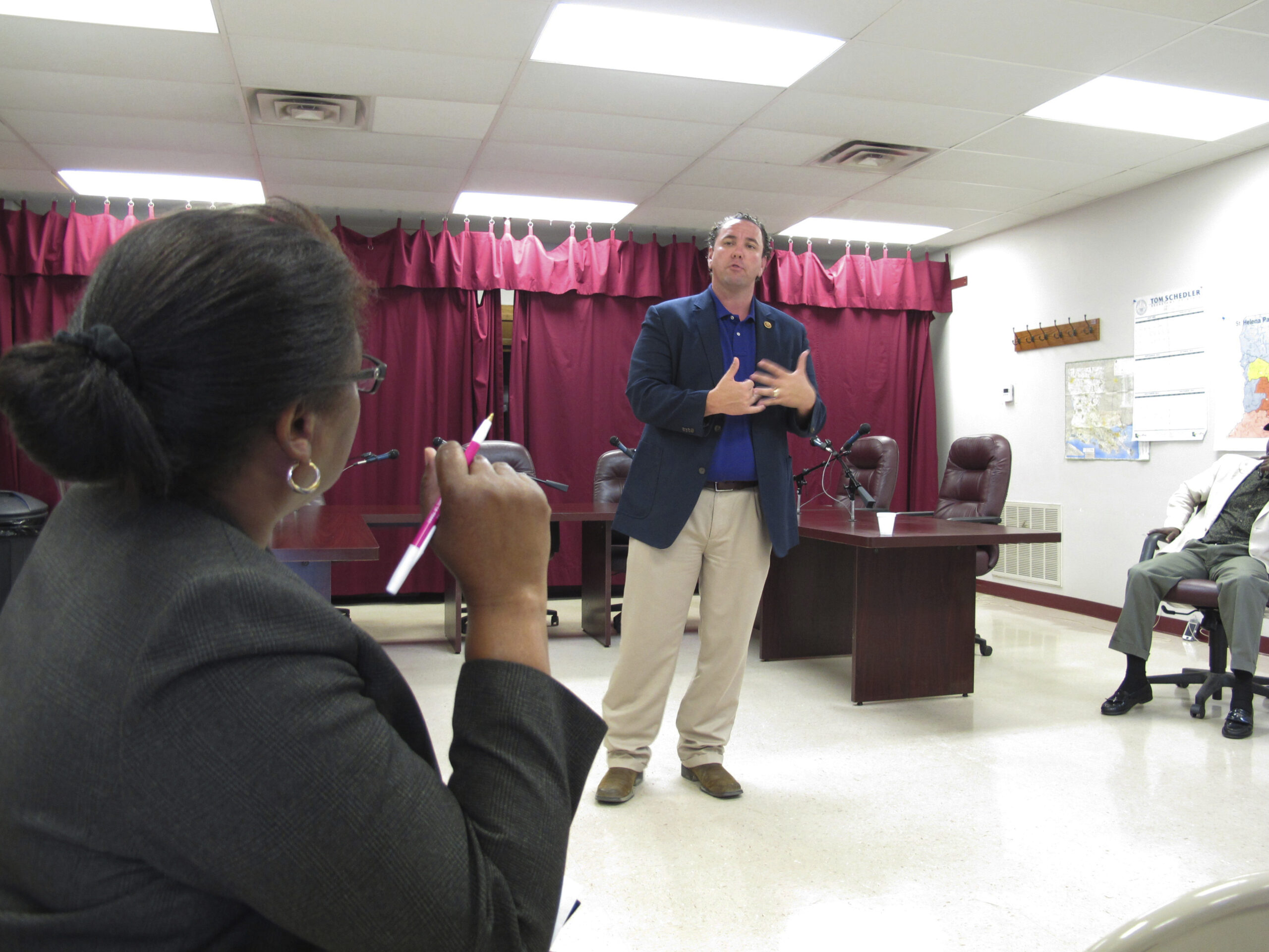 Fewer town hall meetings held this August