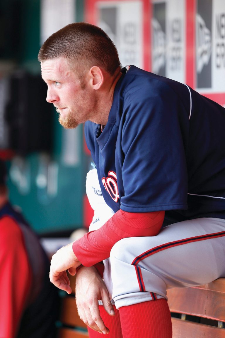 Joe Robbins/Getty Images
Stephen Strasburg allowed nine hits and six runs in 51Ã3 innings as the Nationals lost to the Reds on Sunday afternoon.