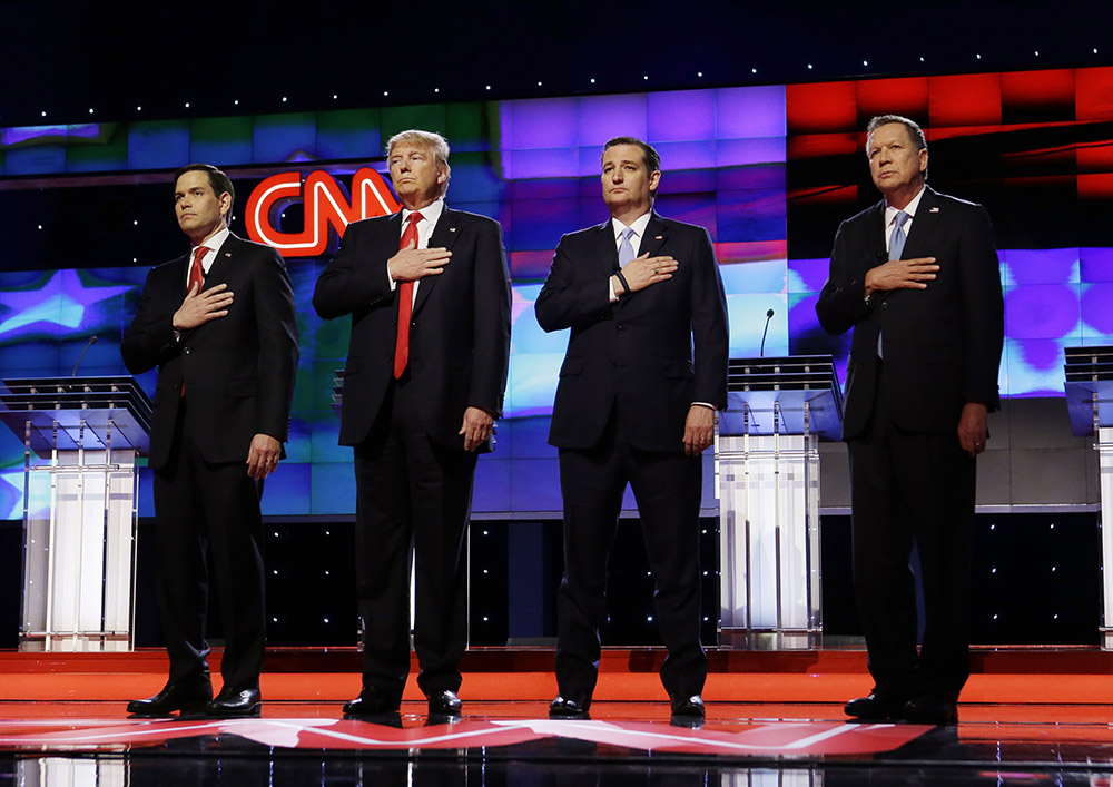 Who got the most speaking time at the GOP CNN debate?