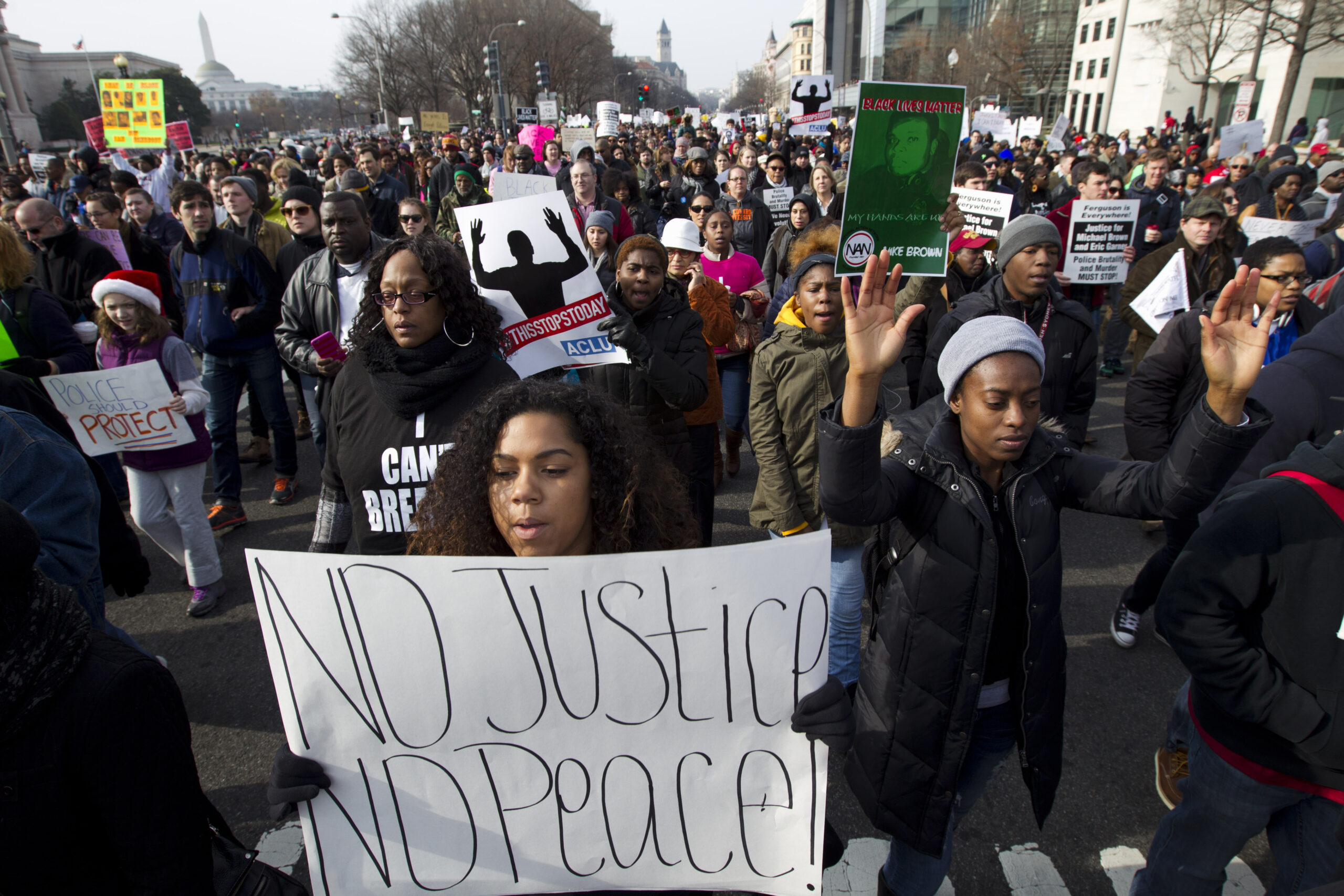 Al Sharpton, families of killed black men lead ‘Justice for All’ march in Washington
