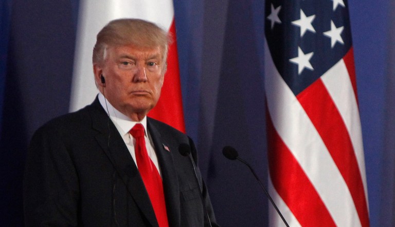 It's unclear if the conversations were related to business or politics. (AP Photo/Czarek Sokolowski)