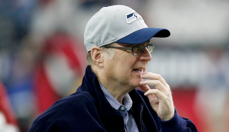 On Sunday, Microsoft co-founder and Seahawks owner Paul Allen helped discover the wreckage of the lost USS Lexington. (AP Photo/Ross D. Franklin)