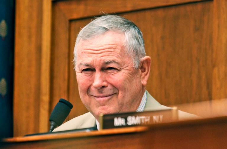 Veteran Republican Rep. Dana Rohrabacher, could face a tough midterm challenge in historically red Orange County, Calif. (AP Photo/Paul Holston)