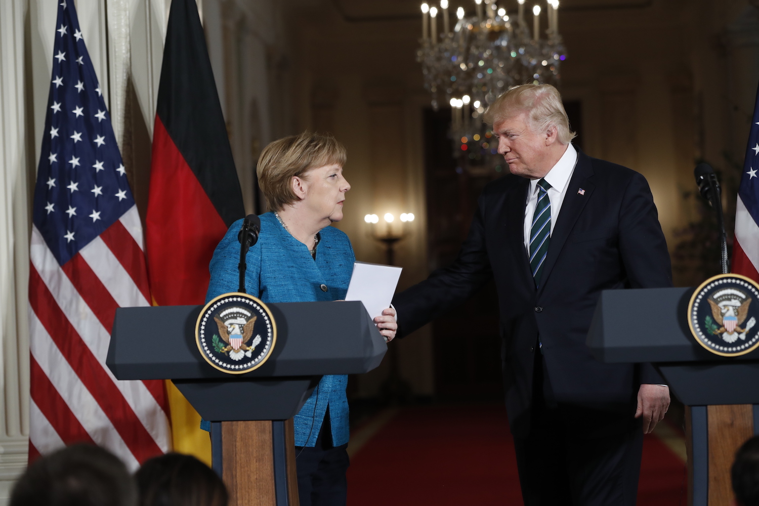Trump, Merkel discuss ‘urgent security challenge’ in North Korea