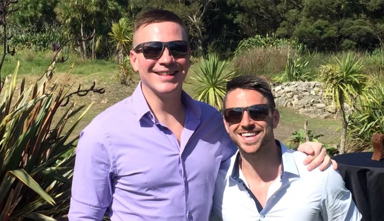 A gay couple say they ordered wedding programs from Vistaprint and instead received pamphlets with phrases including 