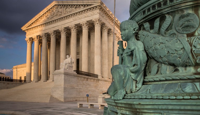 Seventy-six businesses have filed a brief urging the Supreme Court to hear Evans v. Georgia Regional Hospital, a case involving a Georgia security guard who says she was harassed at work because she is a lesbian. (AP Photo/J. Scott Applewhite)