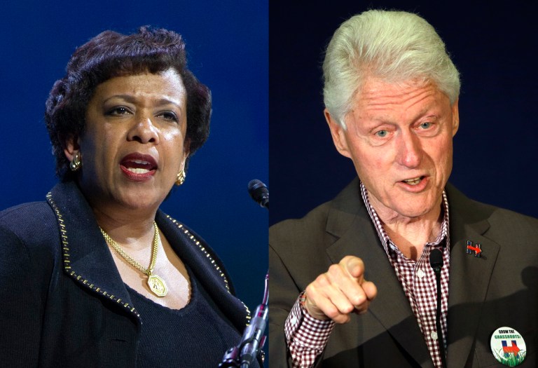 Lynch told reporters in Phoenix that the meeting was 