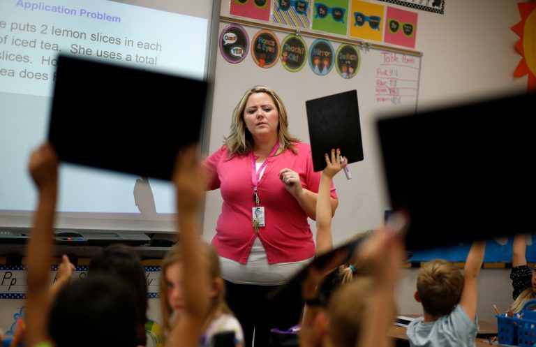 Seventy-one percent of Latinos said they support school vouchers, compared with 61 percent nationwide.Â (AP Photo/John Locher)