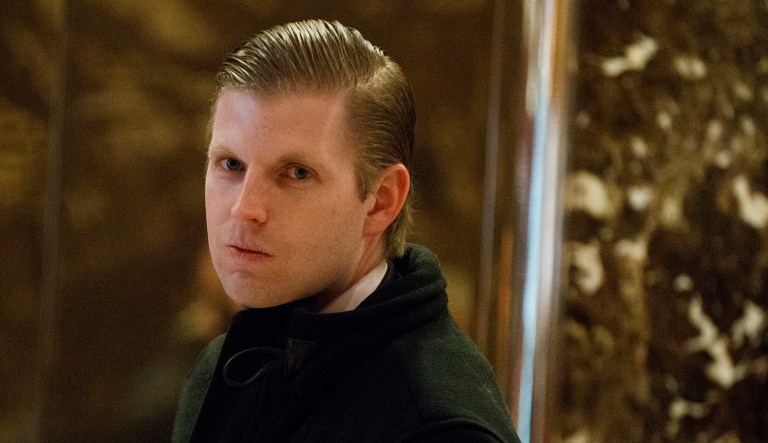 A Democratic lawmaker sent a letter to the attorney general on Monday urging him to investigate whether the Eric Trump Foundation violated federal law by funneling charity money to the family business. (AP Photo/Evan Vucci, File)