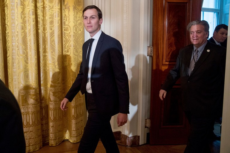 The Office of American Innovation will be run by Trump's son-in-law, Jared Kushner. (AP Photo/Andrew Harnik)