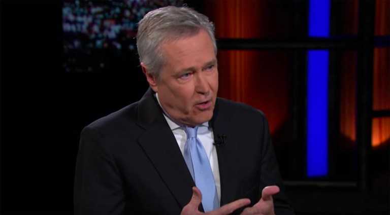 Losing isn't easy, and James Fallows is not taking it well. (Screen shot)