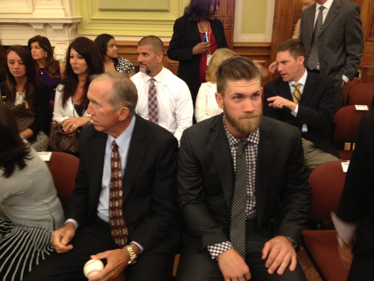 Nationals’ Bryce Harper, Johnson are a hit with D.C. Council
