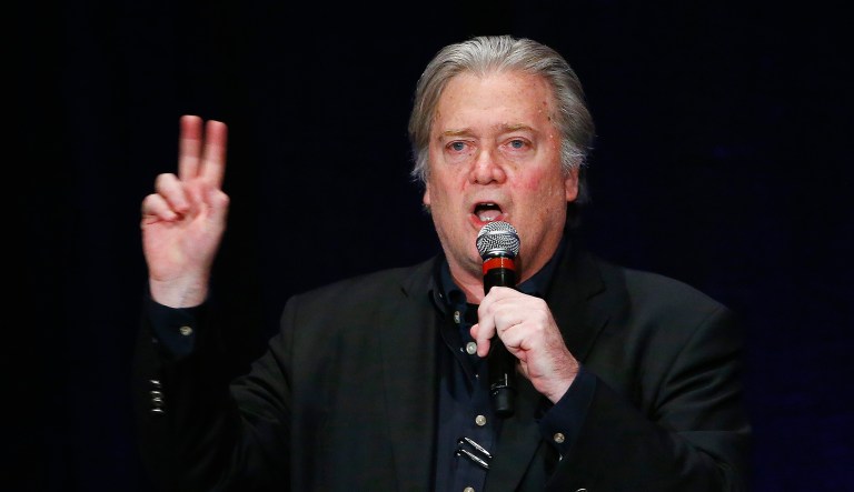 Steve Bannon's attorney told the panel his client would not disclose information about his tenure in the Trump White House, including key moments leading up to the firing of former FBI Director James Comey and his involvement in the drafting of a statement responding to inquiries about a June 2016 campaign meeting with a Russian lawyer. (AP Photo/Ross D. Franklin)