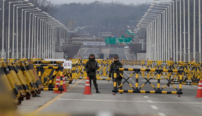 The rival Koreas are seeking to improve their strained ties after a period of rising tension over the North's push to expand its nuclear and missile arsenals. (AP Photo/Ahn Young-joon)
