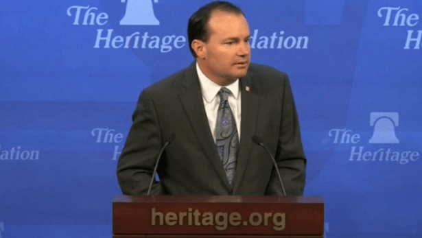 VIDEO: Sen. Mike Lee says conservatives must stand against crony capitalism