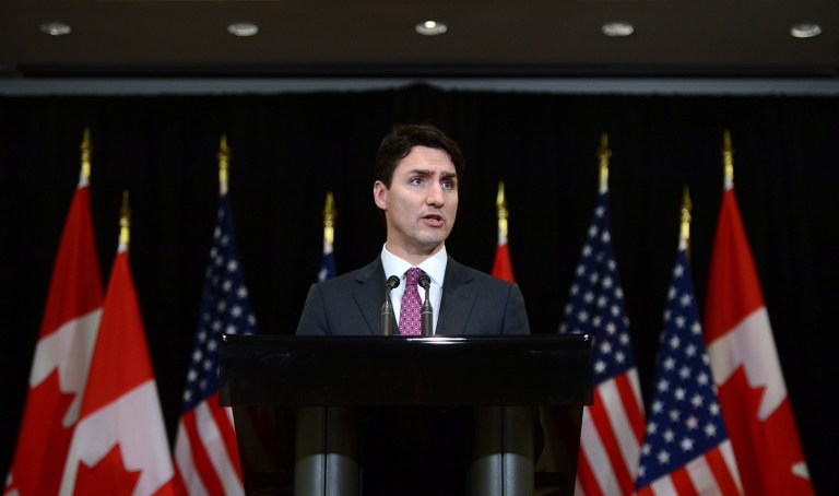 Canadian President Justin Trudeau said that 