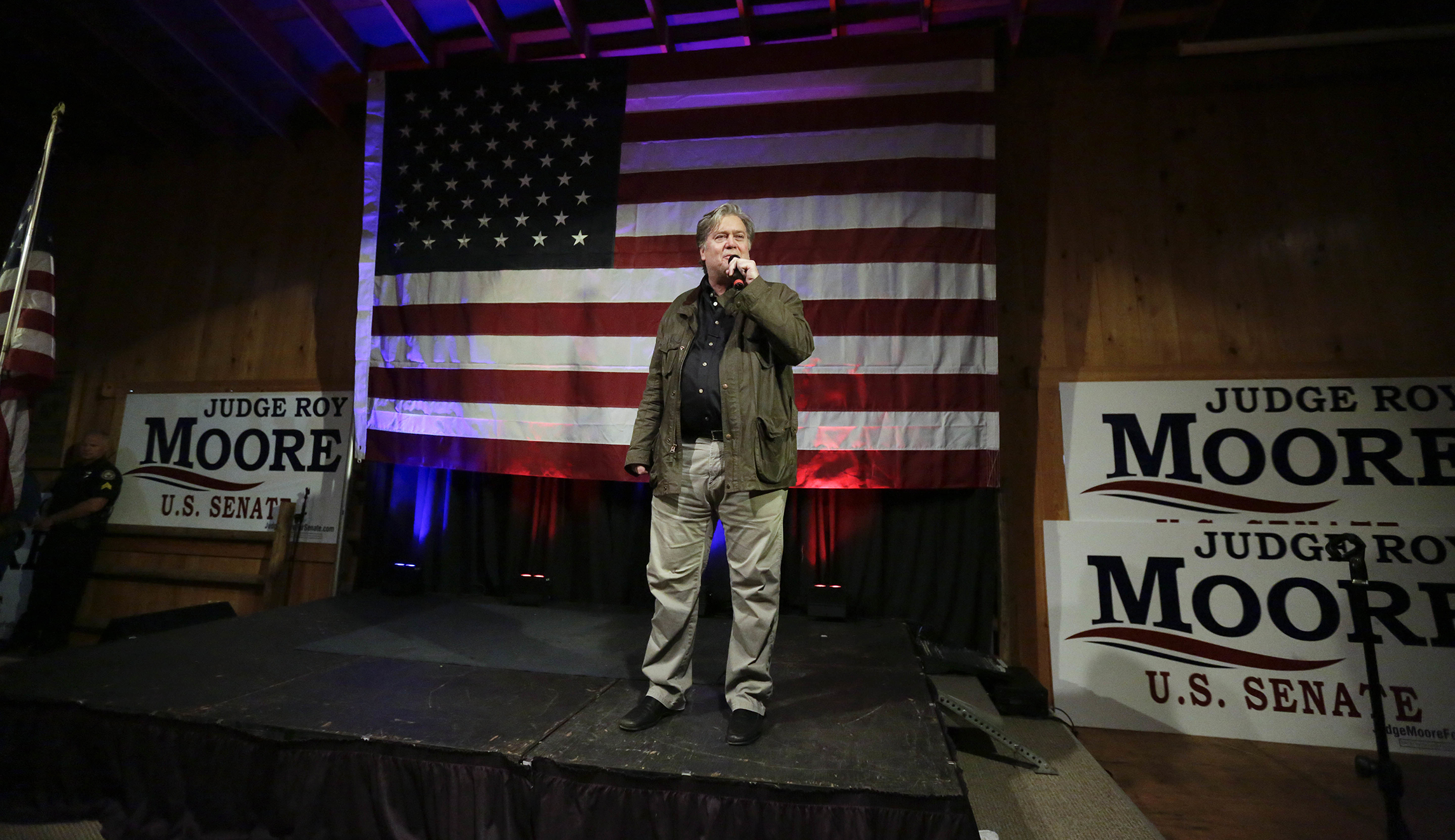 Steve Bannon allies claim victory on Trump’s Roy Moore endorsement