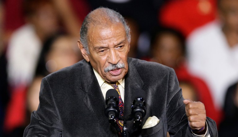 Rep. John Conyers, D-Mich., now faces multiple sexual misconduct allegations after it was revealed that in 2015 the lawmaker settled a wrongful dismissal complaint from a former staffer who claimed she was fired over denying his sexual advances. (AP Photo/Carlos Osorio, File)