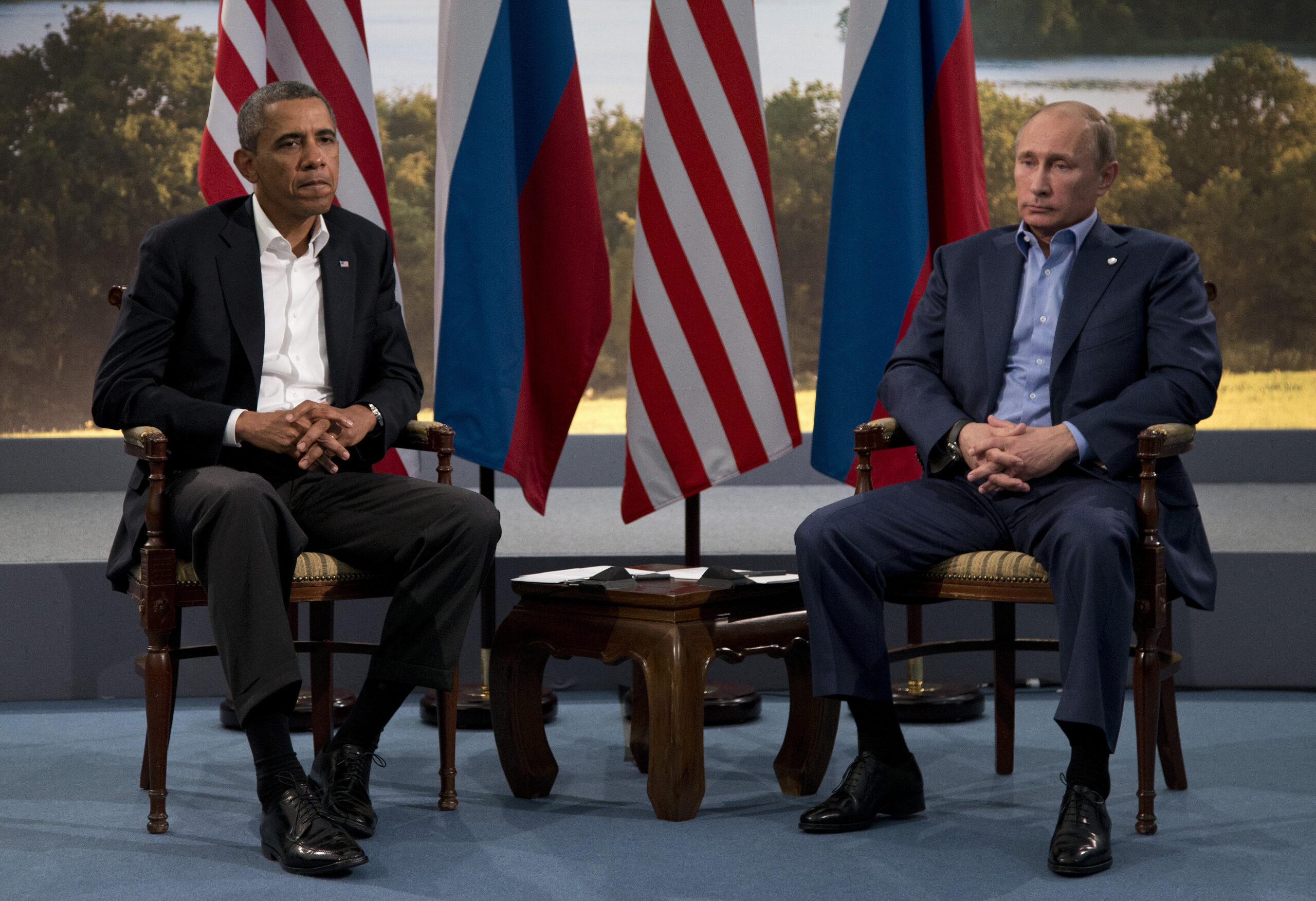 President Obama and Vladimir Putin will not meet at June 6 D-Day memorial