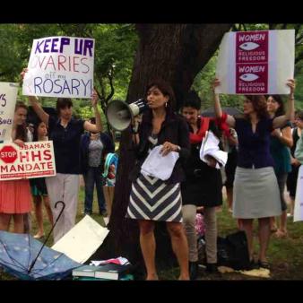 Women Hold Protest of HHS Mandate in Washington