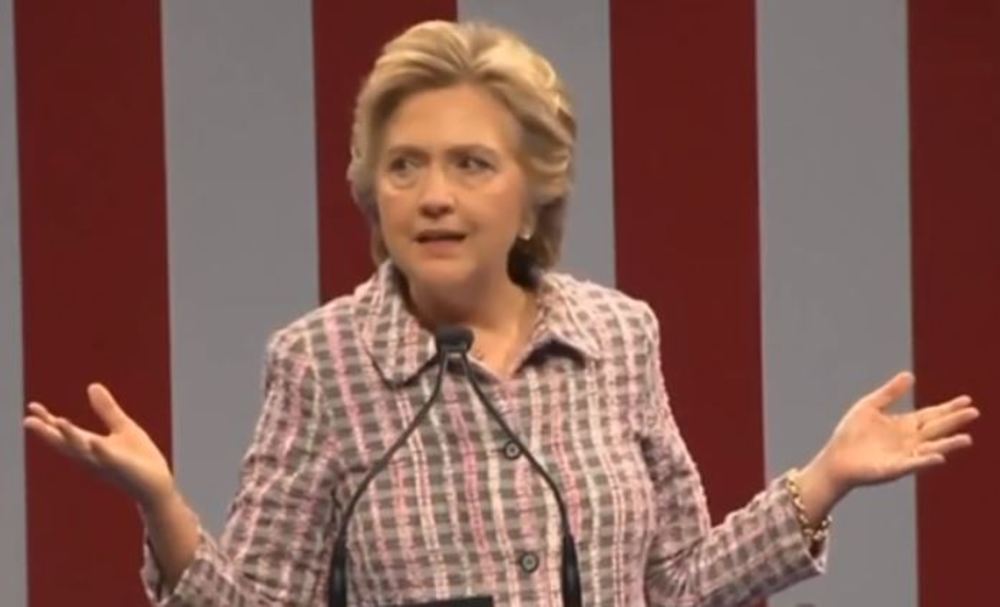 Clinton Stops Just Short of Calling Trump a Wannabe Despot