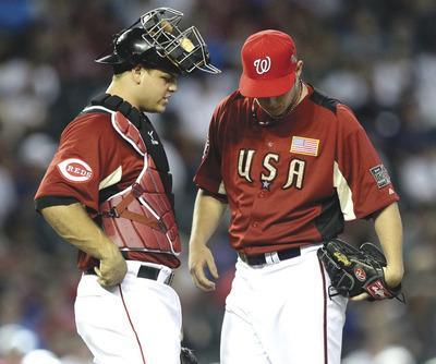 Matt York/AP
Brad Peacock, who played in the Futures game during the All-Star break, could be called up by the Nats in September.