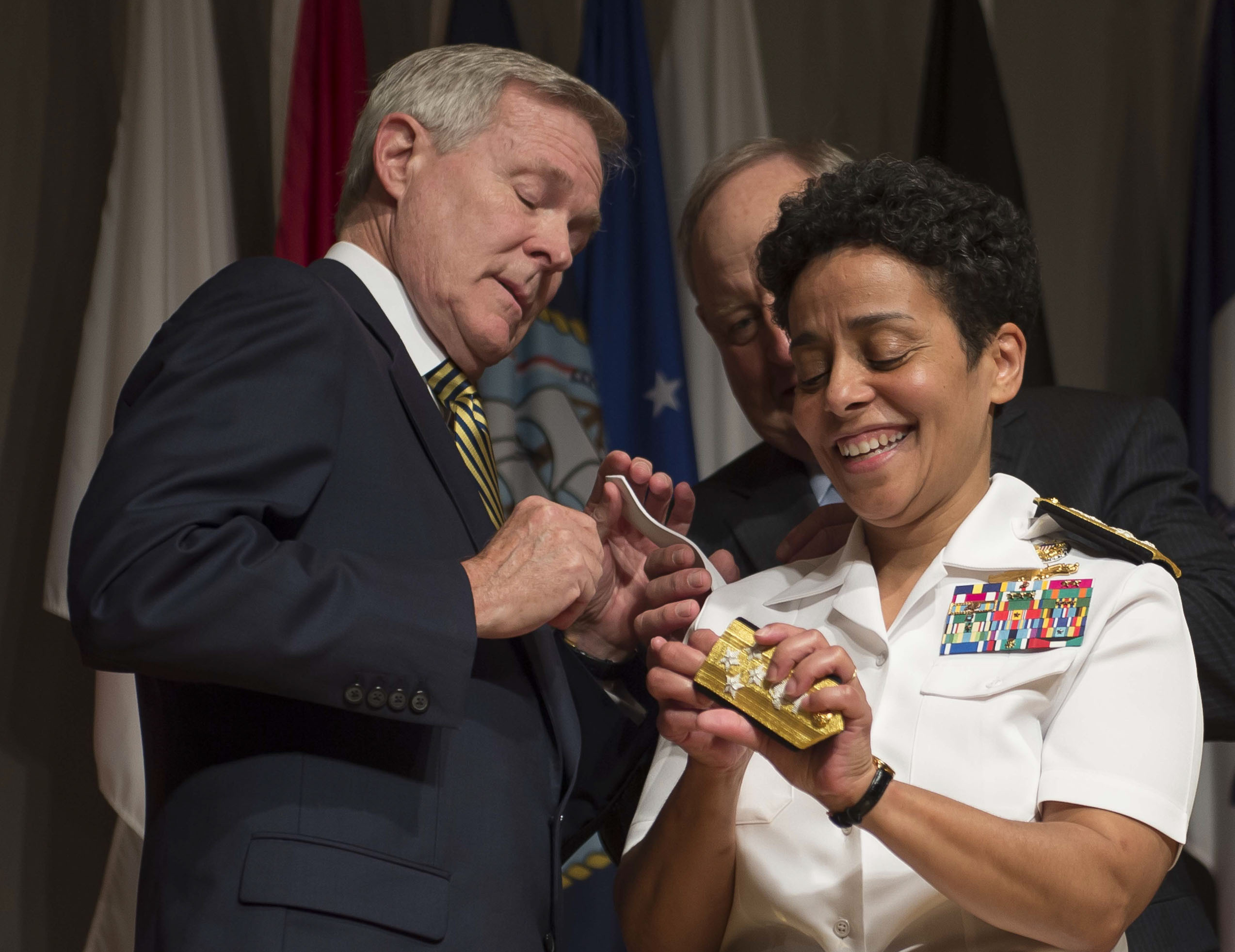 Navy has its first female four-star admiral